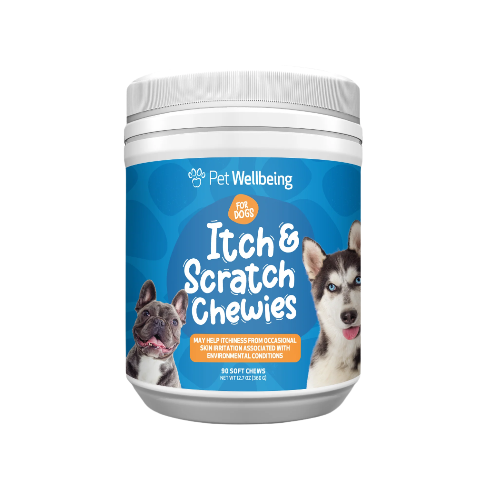 Treats Dog Anxiety Itching Itch Scratch Chewies Comfortable And