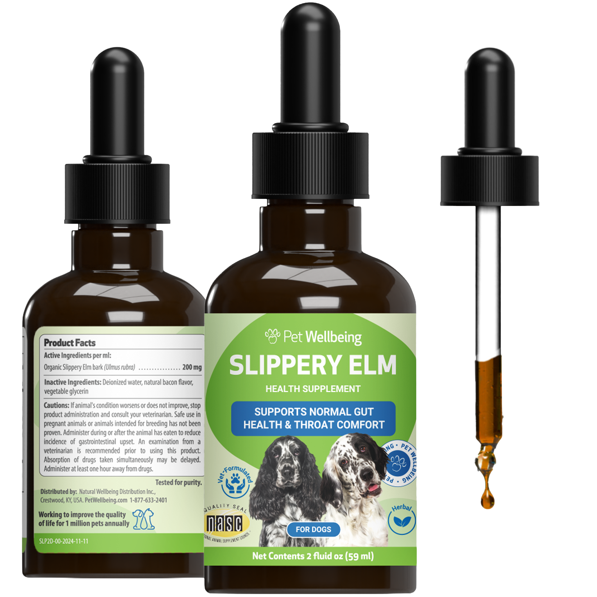 Slippery Elm for Healthy Digestive Tract and Throat Tissue in Dogs