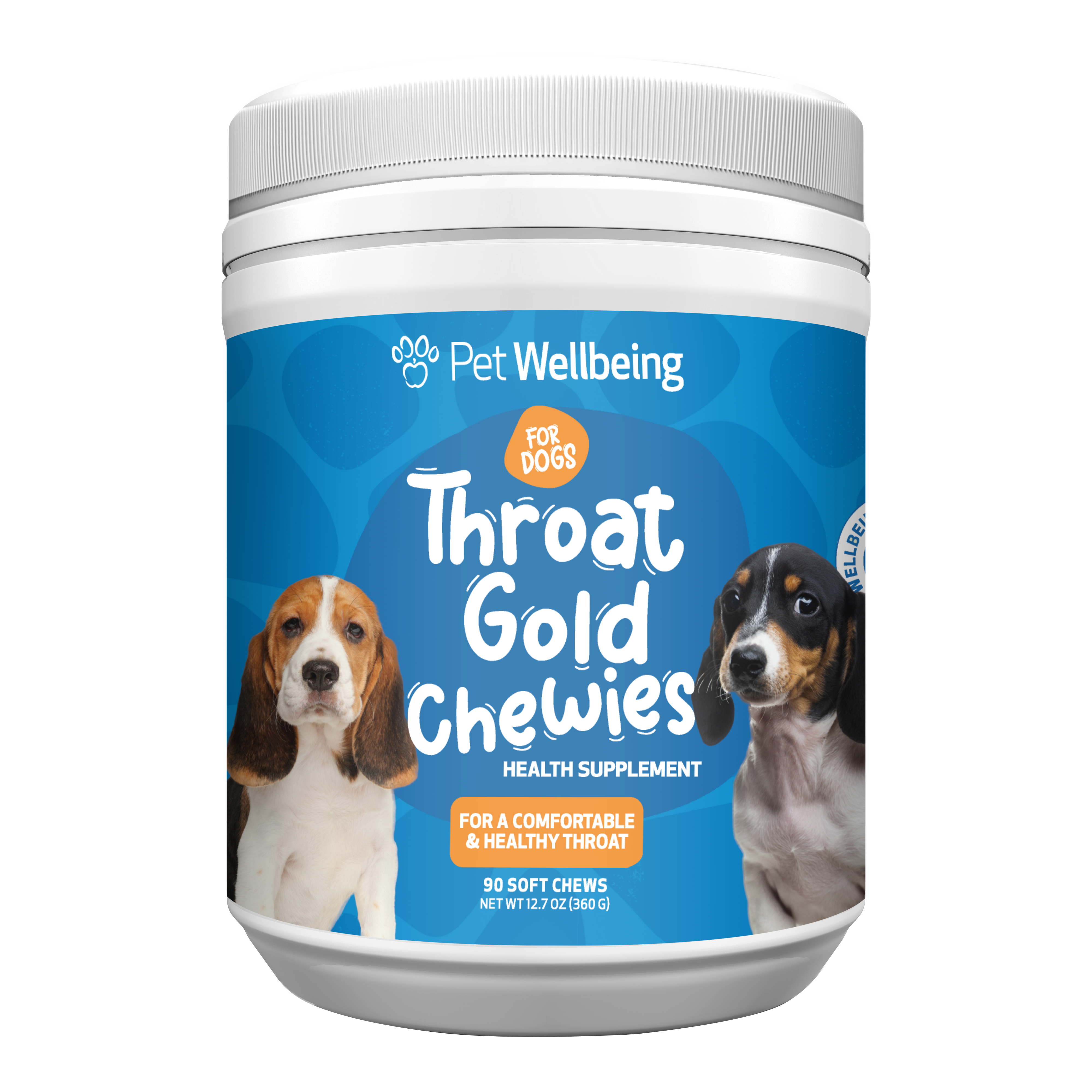 Throat Gold Chewies - for Occasional Throat Discomfort in Dogs