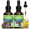 Milk Thistle & Dandelion Root Bundle for Dogs - for Liver & Digestive Health