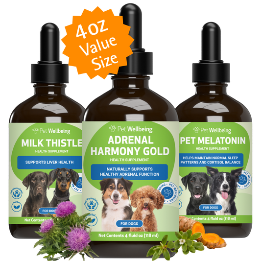 Adrenal Care Kit - Comprehensive Adrenal Support for Dogs Value Size