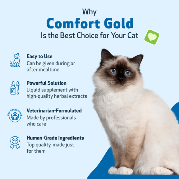 Pet Wellbeing Comfort Gold For Cats - Supports Egypt