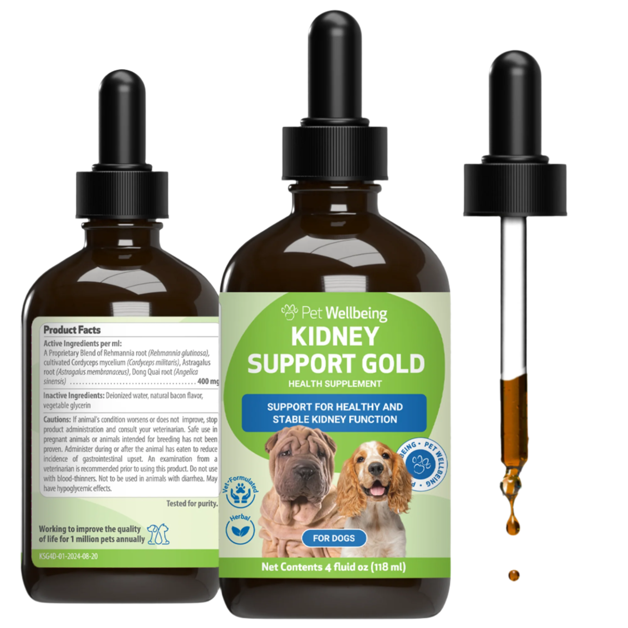 Pet Wellbeing Kidney Support Gold