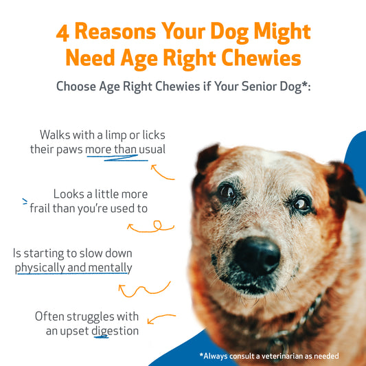 Age Right Chewies - for Dogs in Their Prime & Senior Years