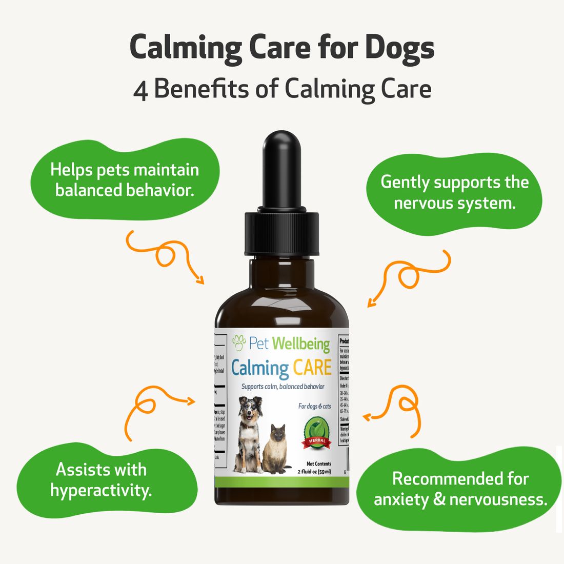 Calming care outlet for dogs