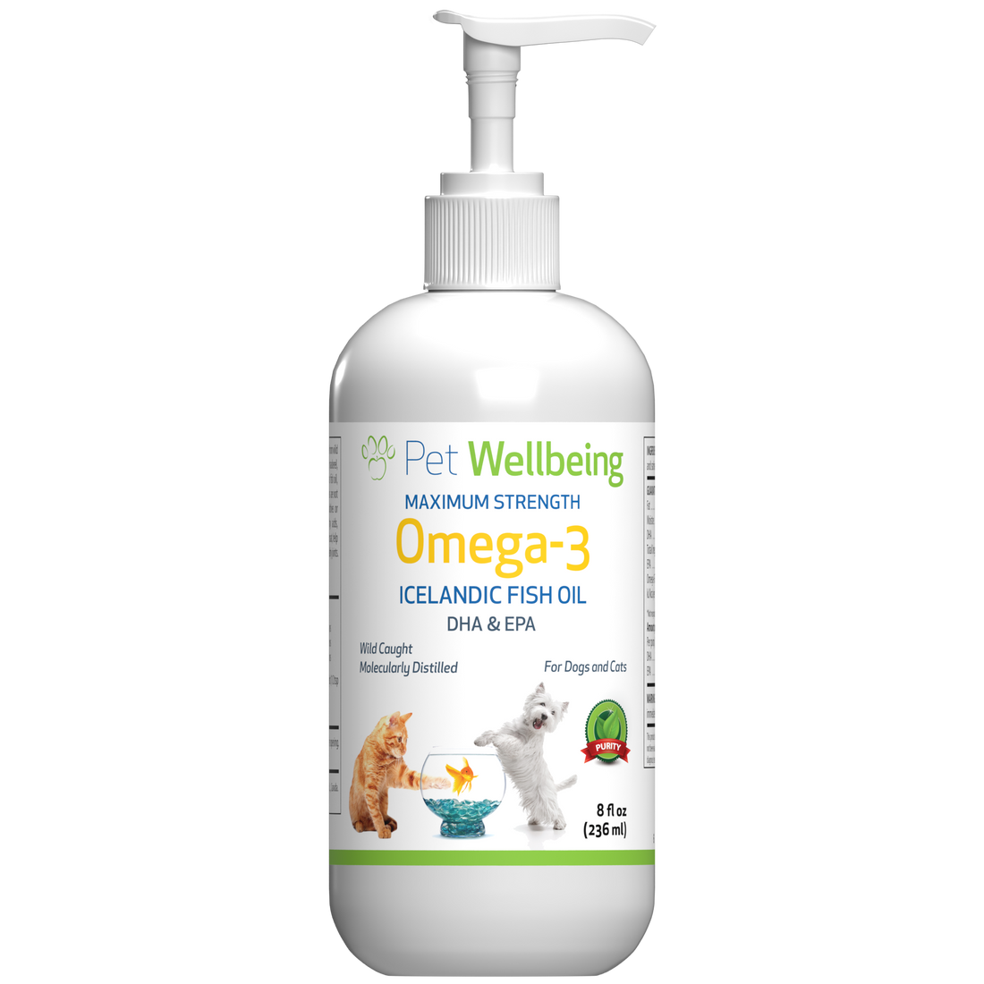 Omega 3 Daily Wellness Fatty Acids EPA DHA Pet Wellbeing
