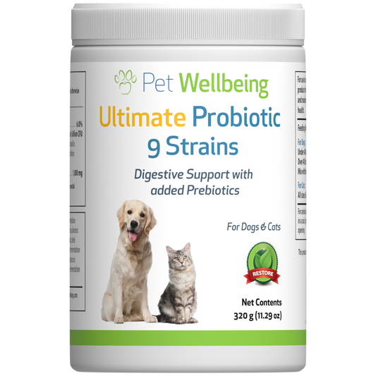 Ultimate Probiotic 9 Strains - with Prebiotics for Cats